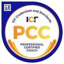 ICF PCC professional certified coach badge